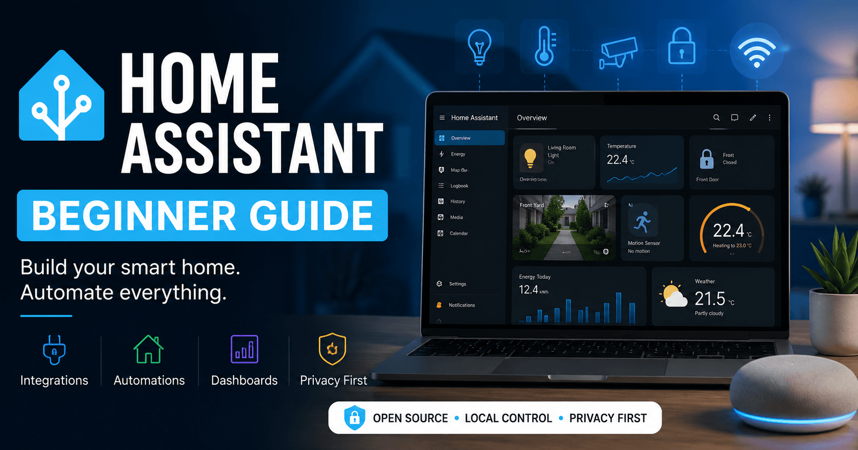 Read more about the article Home Assistant Guide for Beginners: What It Is and How It Works (2026)